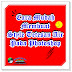 Cara Mudah Membuat Style Tetesan Air Pada Photoshop