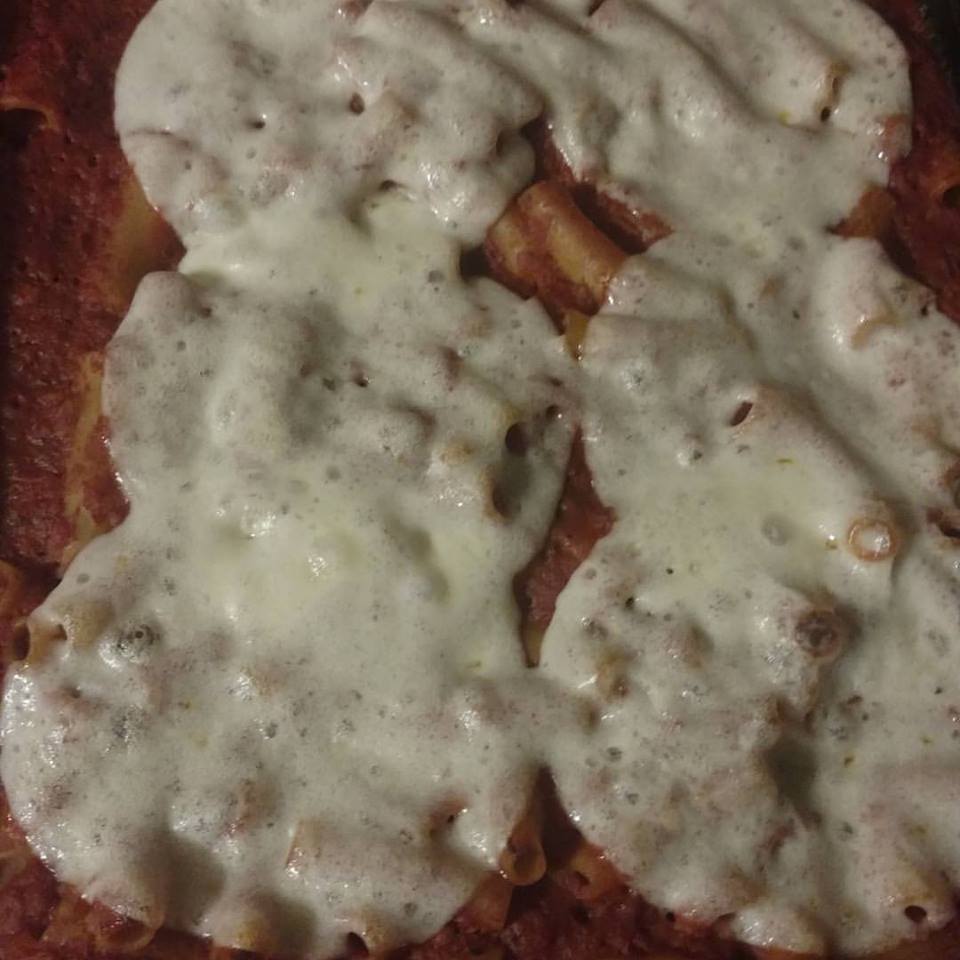 Diana's Recipe Corner Provolone Ziti Bake