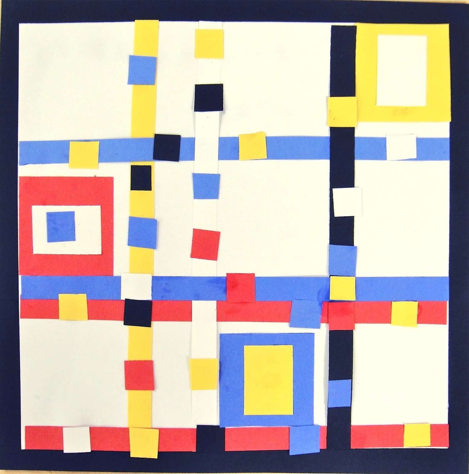 RL Arts: Piet Mondrian Collages