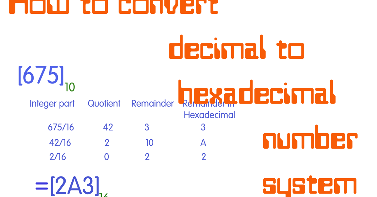 How to write 16 in hexadecimal