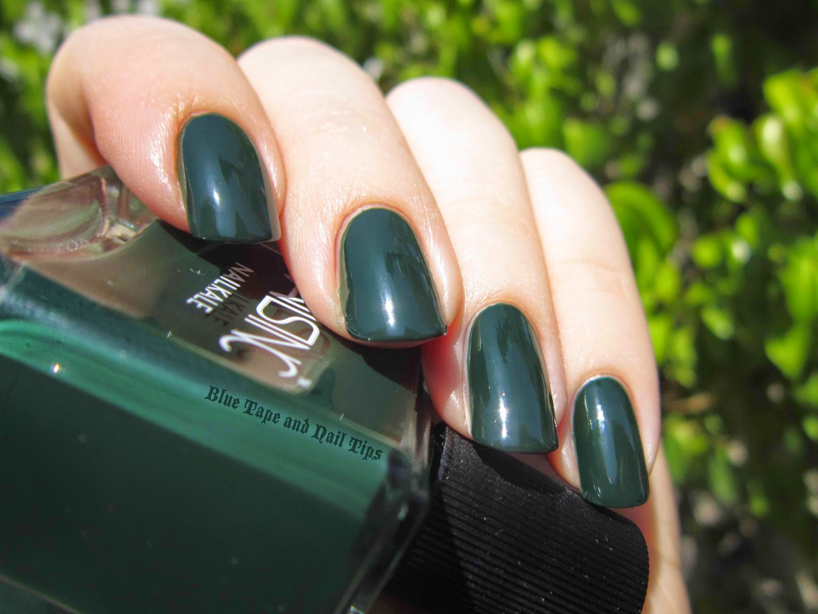 Blue Tape and Nail Tips Nails Inc NailKale and Illuminator Review