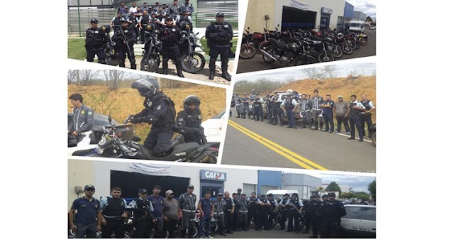 Mauriti-CE: DEMUTRAN e Policia Militar realizam uma mega operação e apreende 64 motocicletas irregulares