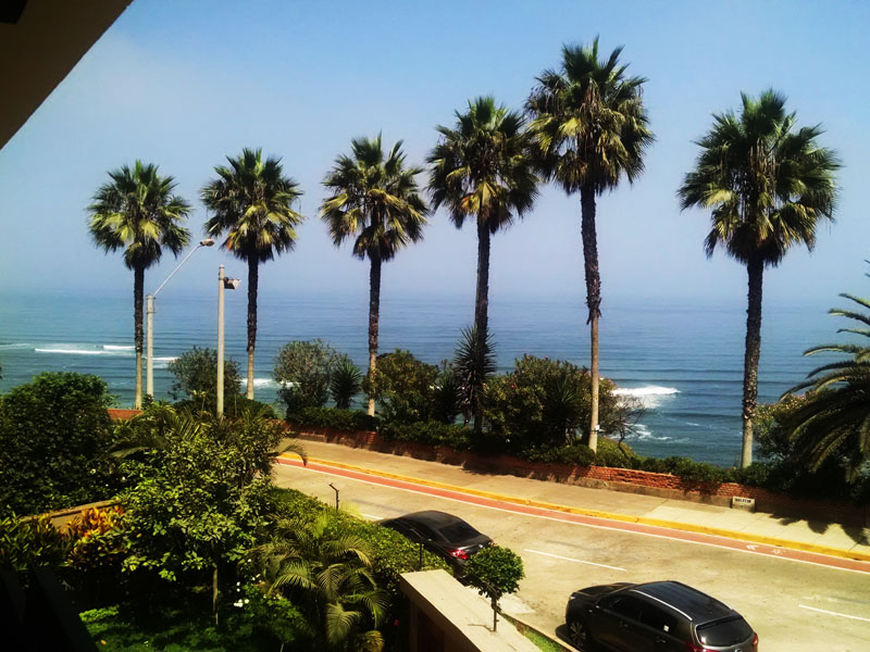 Miraflores Rentals Ocean View Lima Perú. 2,016 Ocean View