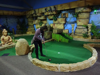 Paradise Island Adventure Golf course at Valley Centertainment in Sheffield