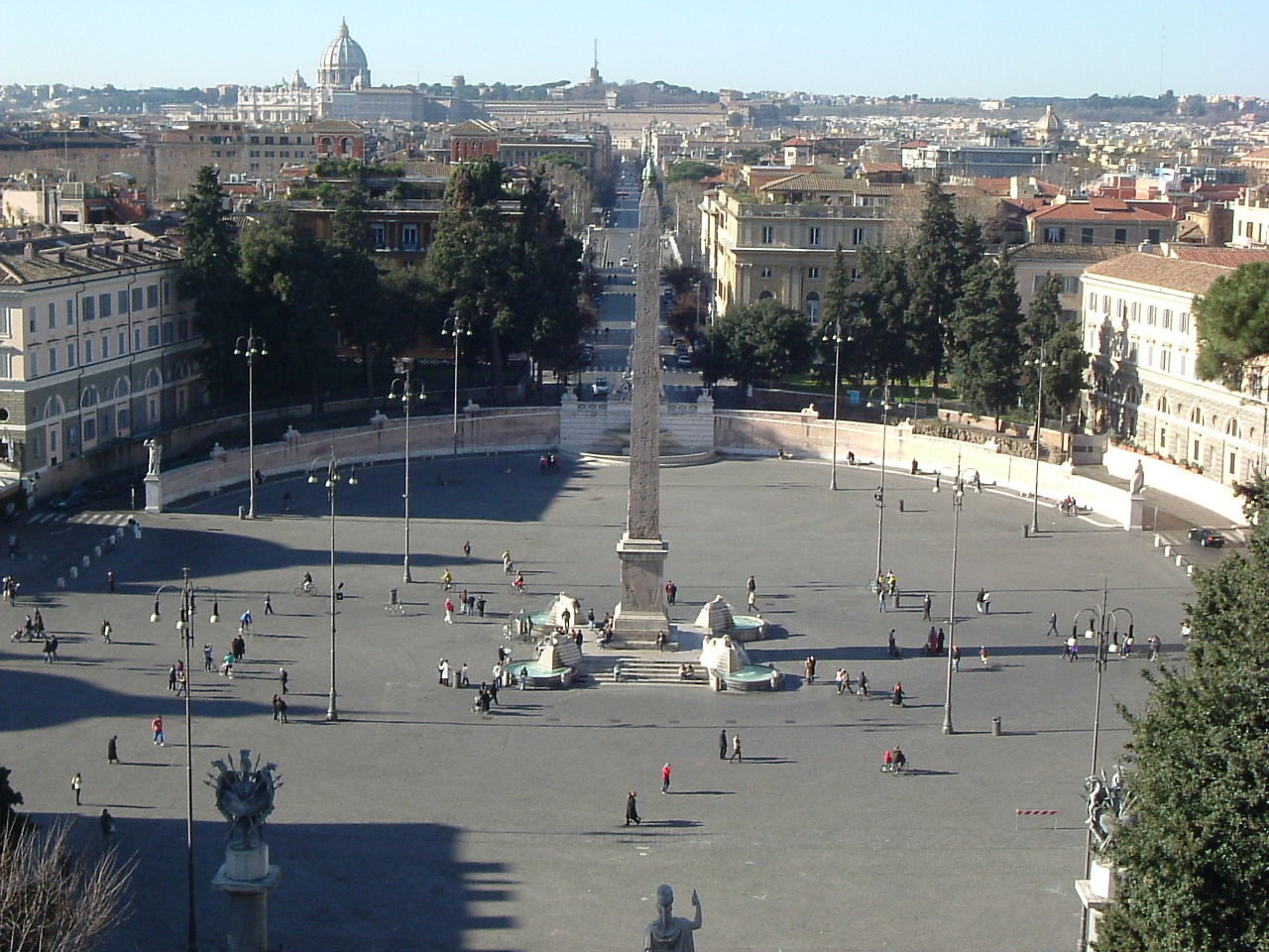 Sights of Rome Piazza del Popolo Sights of Rome Piazza del Popolo
