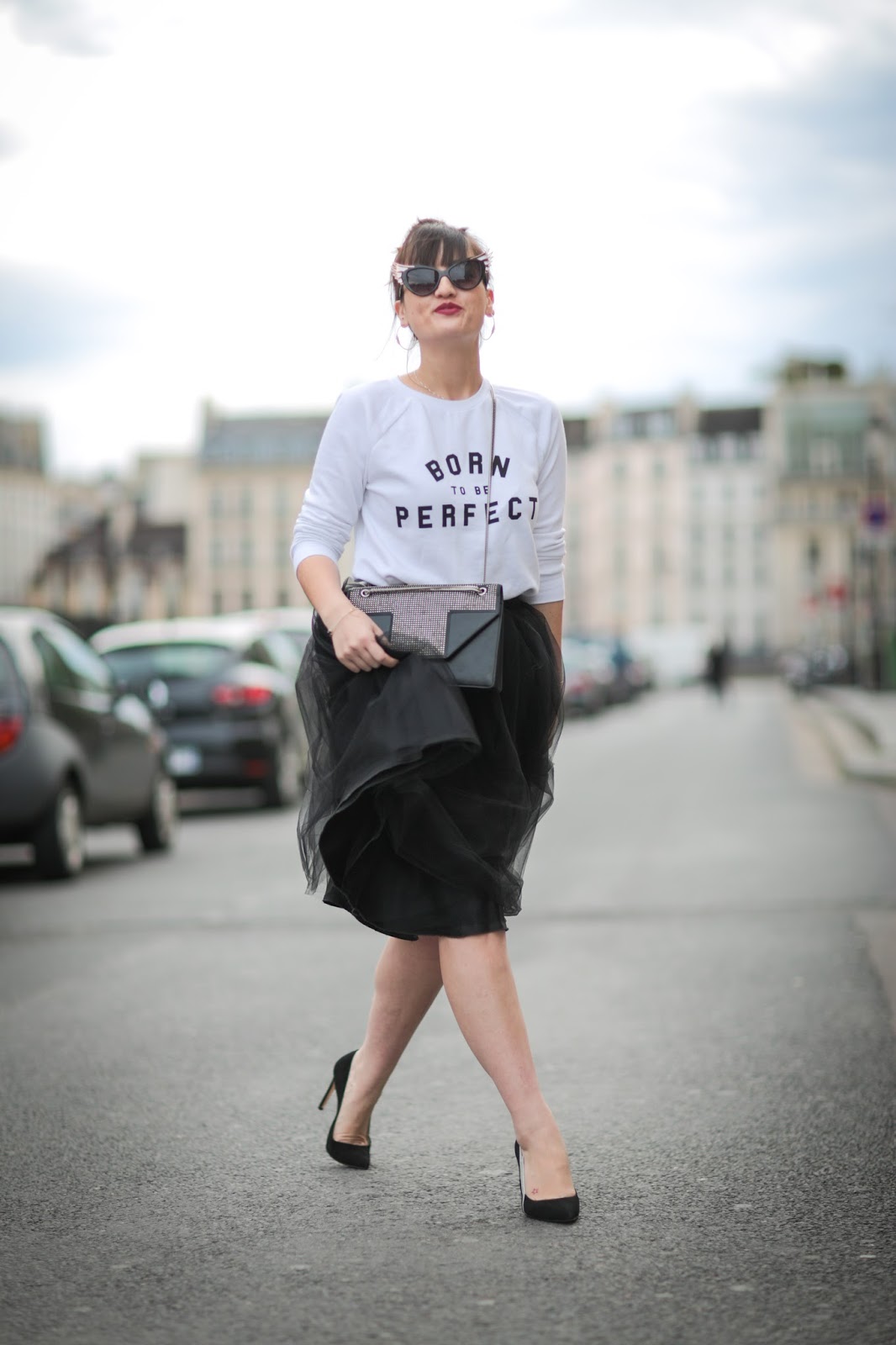 Tulle skirt, Parisian Fashion blogger, look, chic, style, paris, meetmeinparee, how to wear a tulle skirt