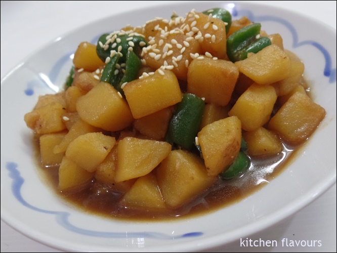 kitchen flavours Soy Sauced Potatoes