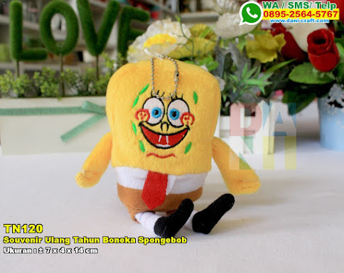 Souvenir Ulang Tahun Boneka Spongebob