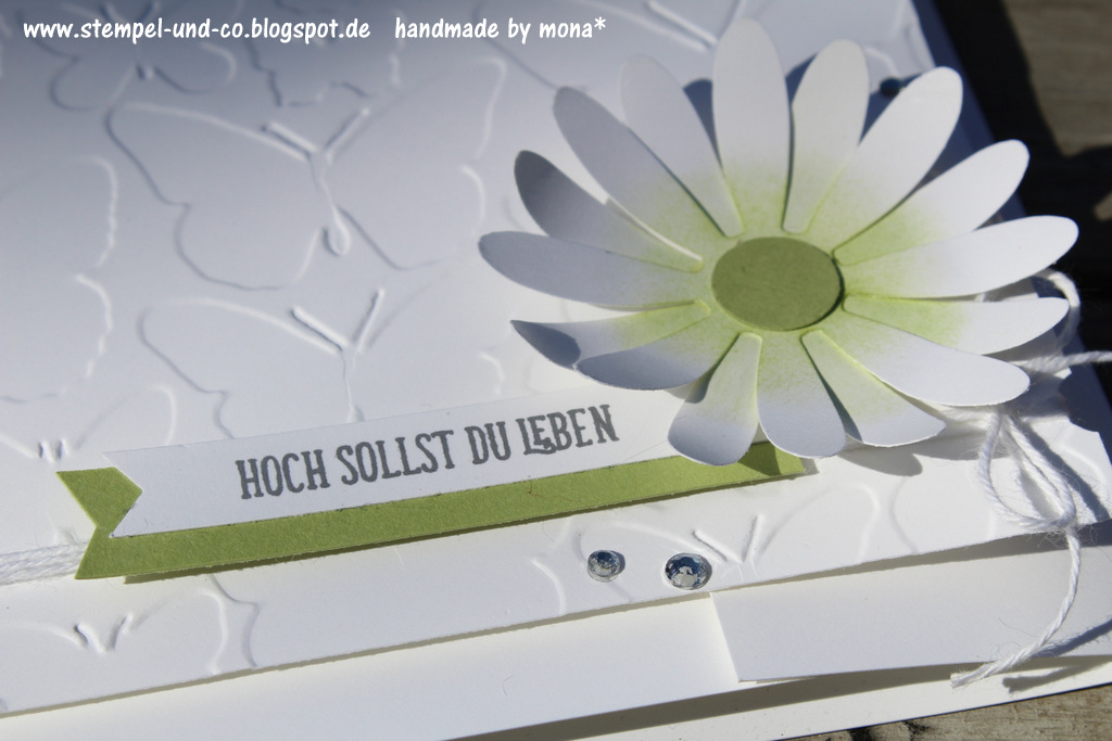 Papierträume &amp; Stempelliebe Hoch sollst du Leben