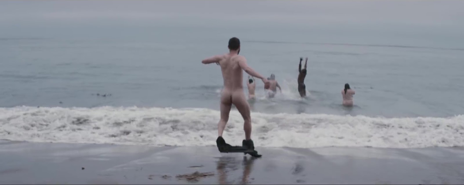 Mike Posner nude in Be As You Are.
