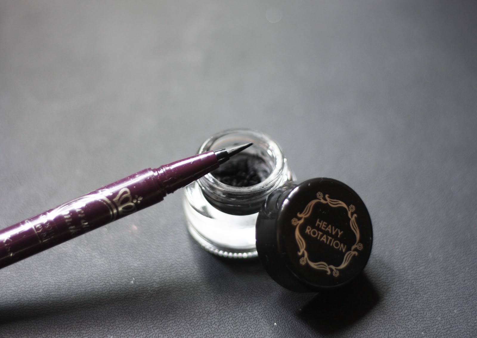 Reuse! old liquid liner brush as gel liner brush! That Feeling