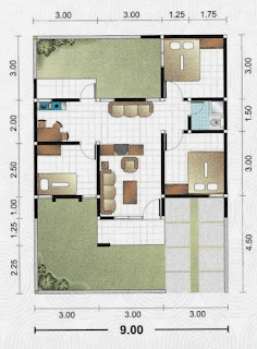 Contoh Denah Rumah Minimalis 3 Kamar Dengan Garasi Mobil Contoh Denah Rumah Minimalis 3 Kamar Dengan Garasi Mobil