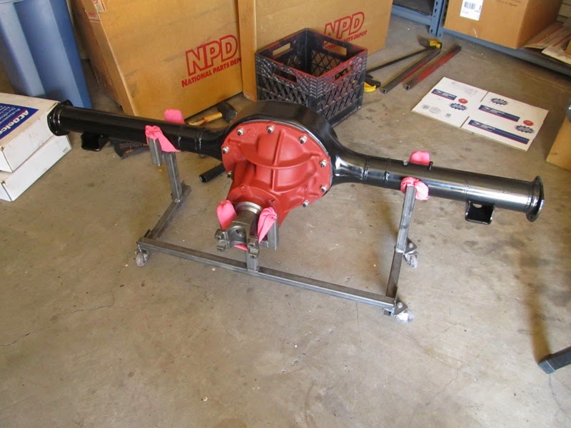 Rear Axle cleaning, painting, and reassembly