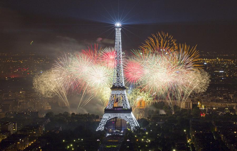 FIREWORKS NEW YEAR'S EVE PARIS