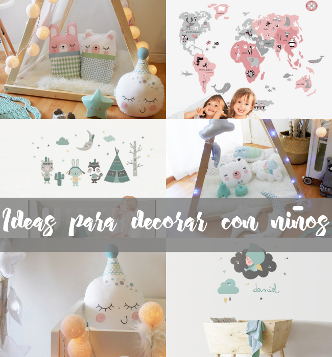 S O R T E O e Ideas bonitas para decorar con niños