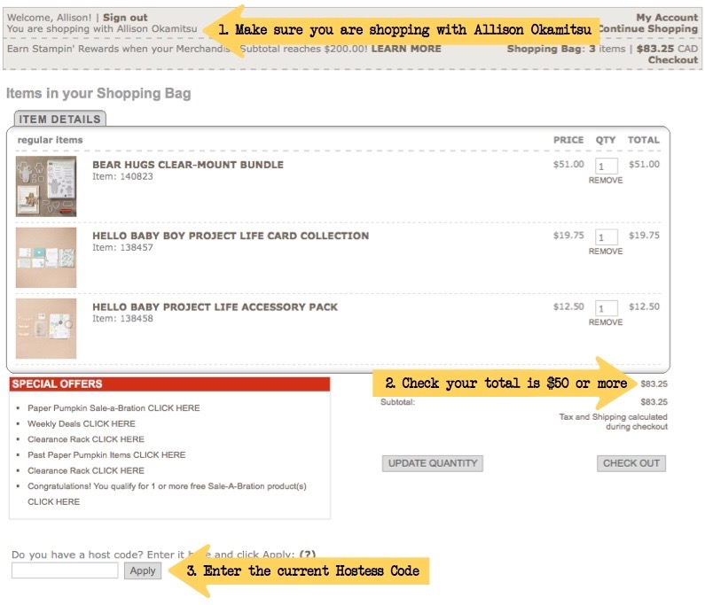 nice people STAMP! Stampin' Up! Canada NEW Customer Rewards Program!