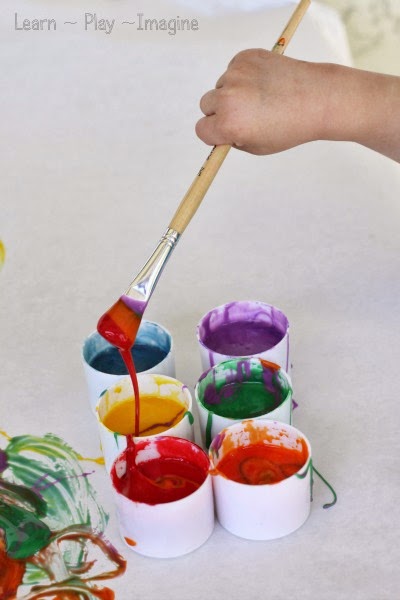 Edible Baby and Toddler Safe Paint Recipe ~ Learn Play Imagine