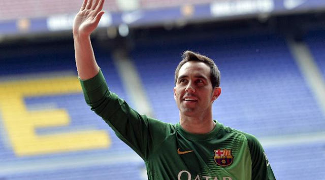 Barcelona setuju jual Claudio Bravo ke Manchester City Barcelona setuju jual Claudio Bravo ke Manchester City