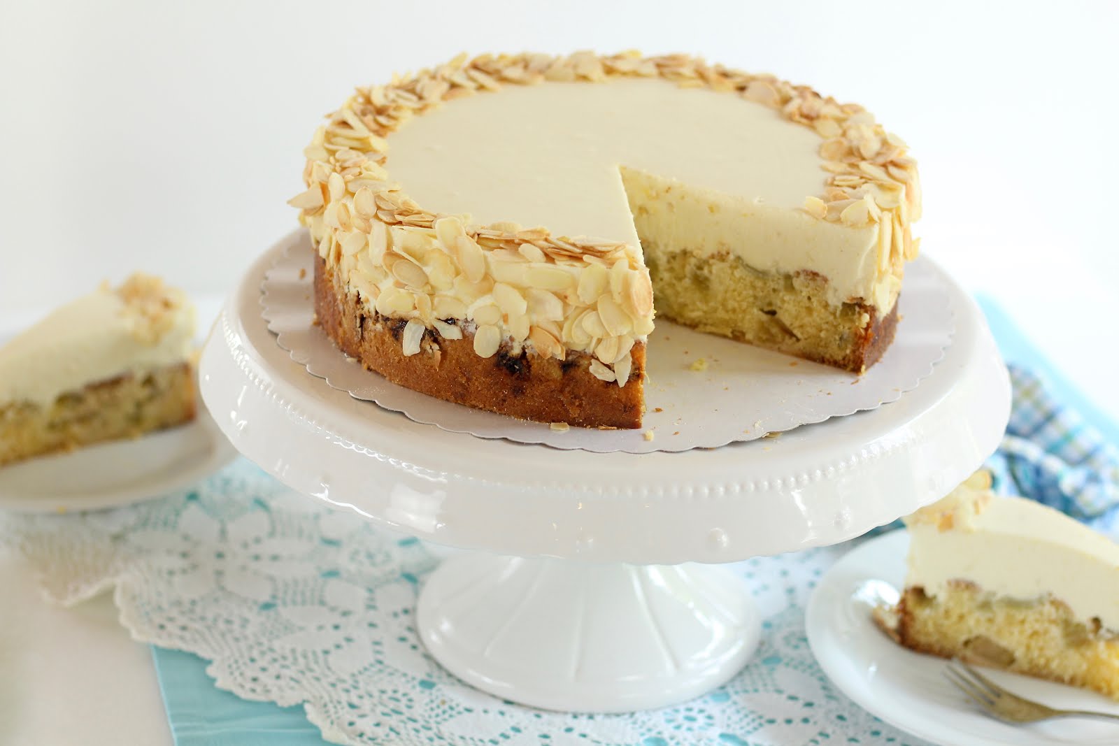 Super Cremige Schnelle Rhabarber Marzipan Torte Rezept Von