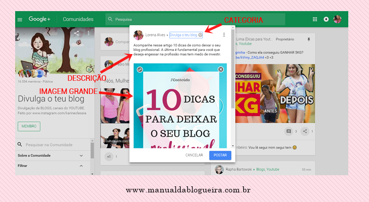 COMO USAR O GOOGLE+ PARA DIVULGAR O BLOG USAR O GOOGLE+ PARA DIVULGAR O BLOG