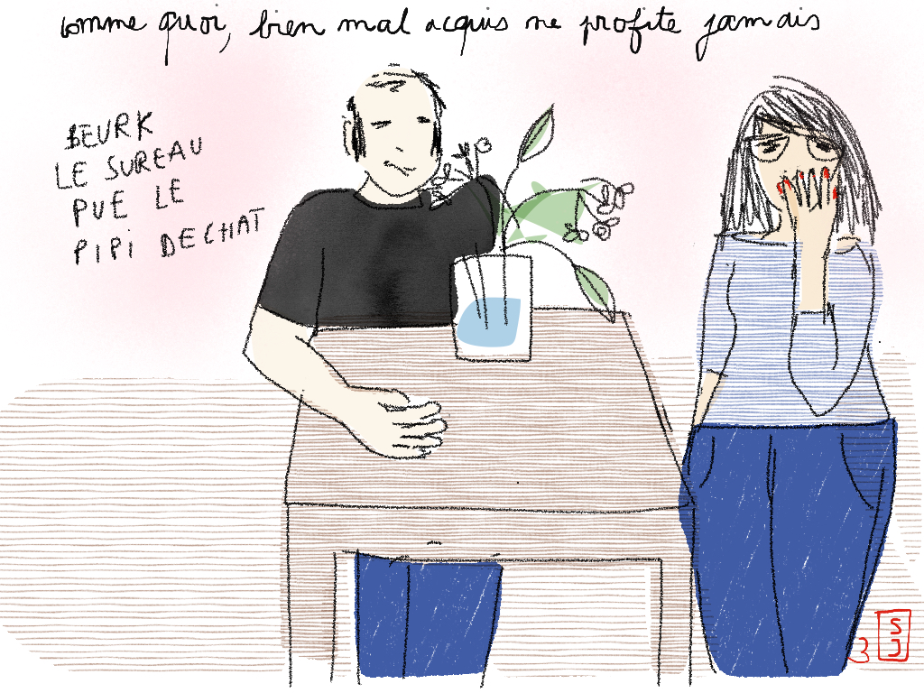 laviedeSolange comme quoi bien mal acquis