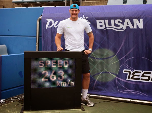 Tennis Schnellster Aufschlag Tennis Schnellster Aufschlag