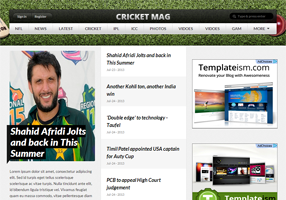CricketMag Blogger Template