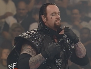WWF -  Unforgiven 1998: In Your House 21 - The Undertaker prepares for battle in the first ever WWF inferno match