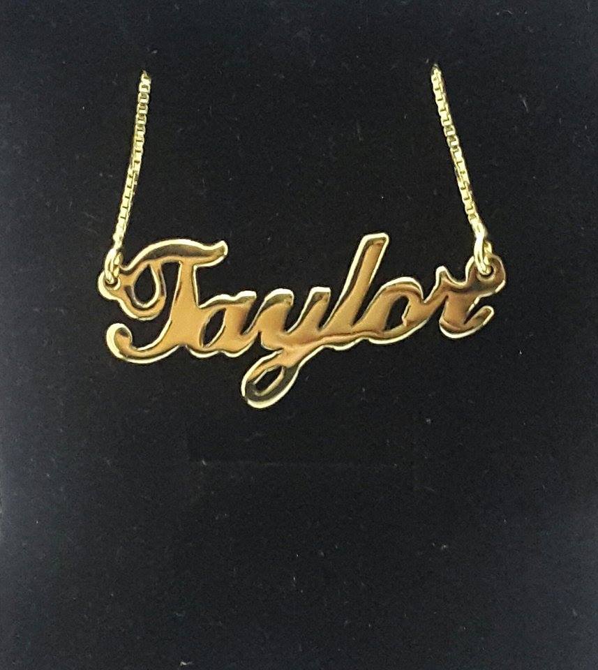 Personalized Jewelry Name Necklace Monogram Online A Name Necklace