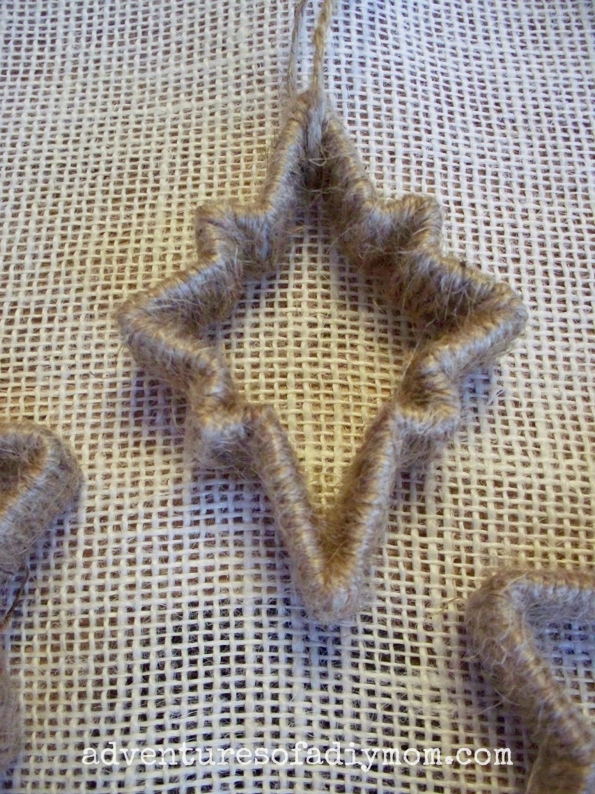 Twine Wrapped Star {12 days of CHRISTmas Ornaments} Adventures of a