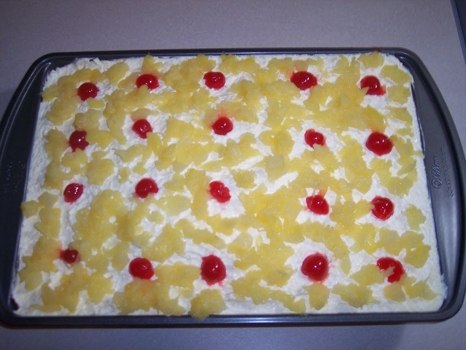 Kay's Village Recipes Pineapple Delight Cake