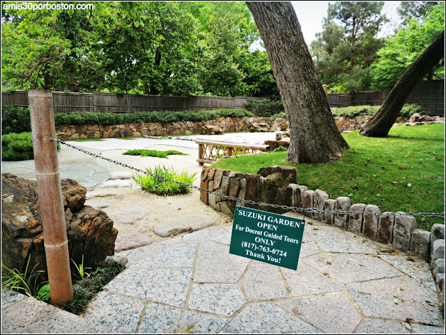 Suzuki Garden en el Fort Worth Japanese Garden de Texas