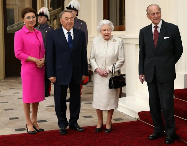 Queen Elizabeth II welcomed President of the Republic of Kazakhstan Nursultan Nazarbayev at Buckingham Palace
