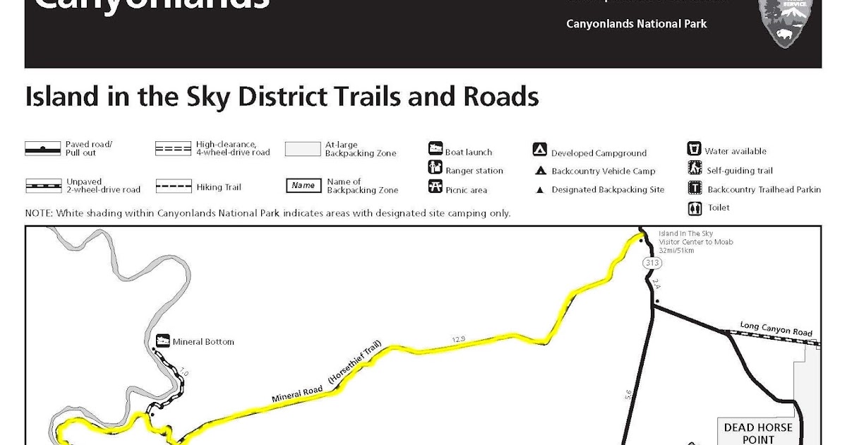 Dave and Val 39 s Travel Blog White - White Rim Road Map 