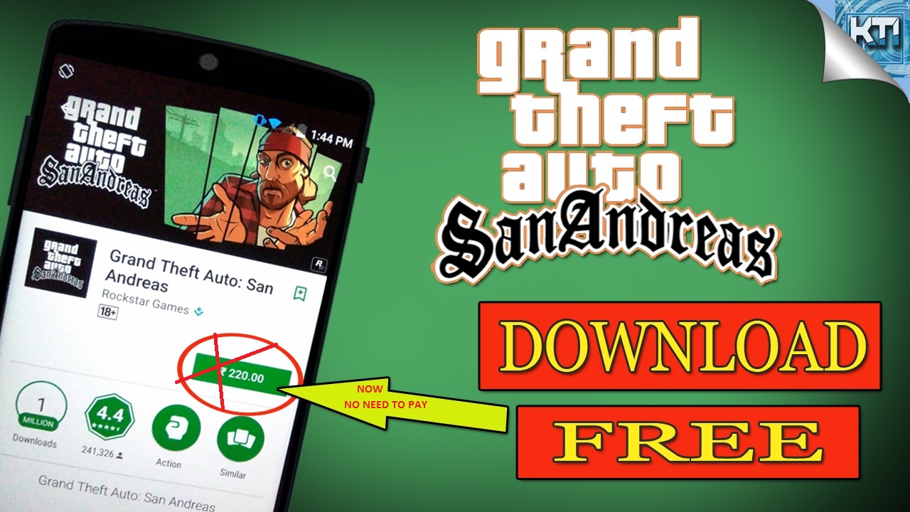 GTA Grand Theft Auto: San Andreas APK+OBB GAMES DOWNLOAD FOR ANDROID