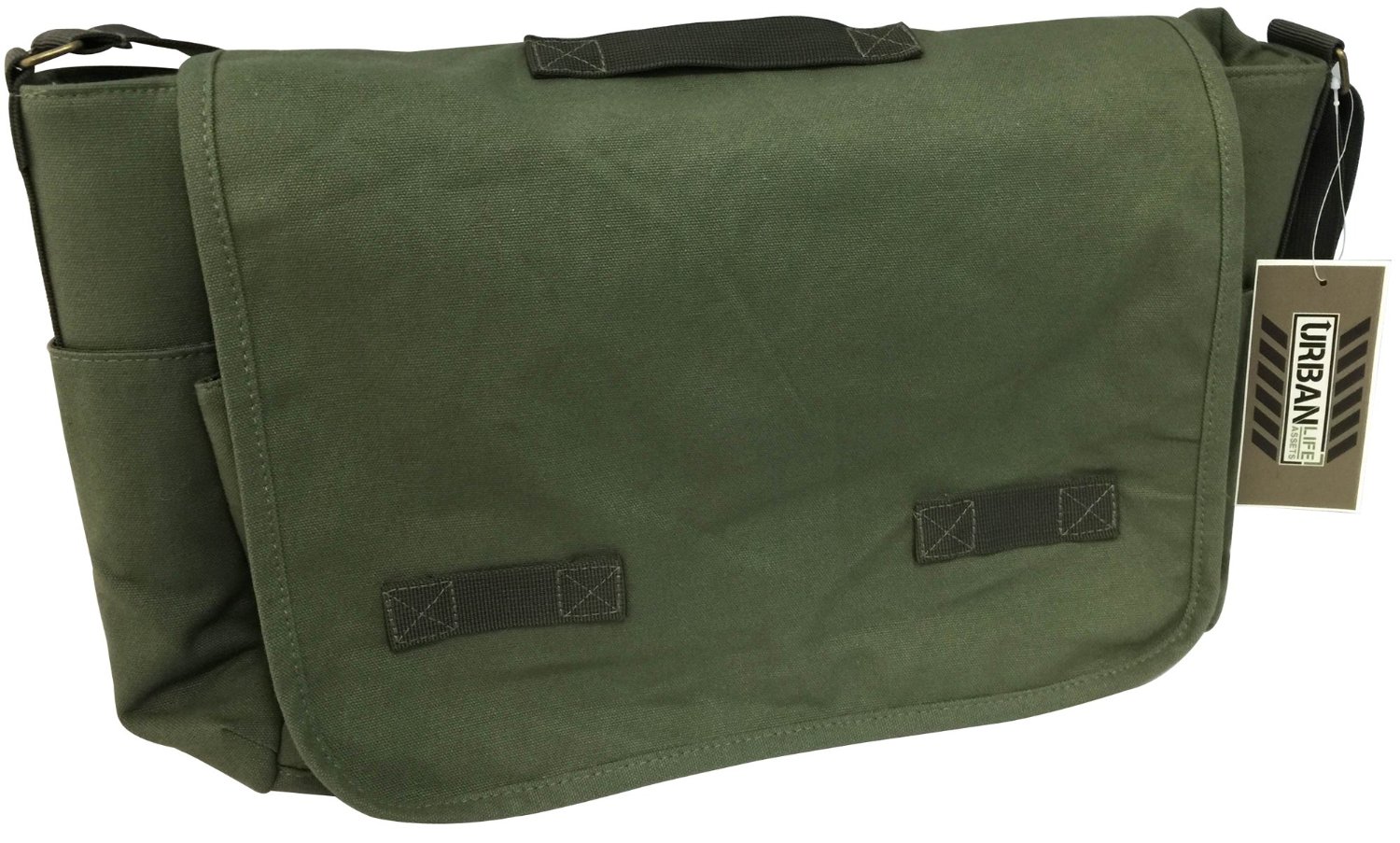 Urban Life Canvas Messenger Bag $1+ Free Shipping With Amazon Prime or $35 order - HEAVENLY STEALS