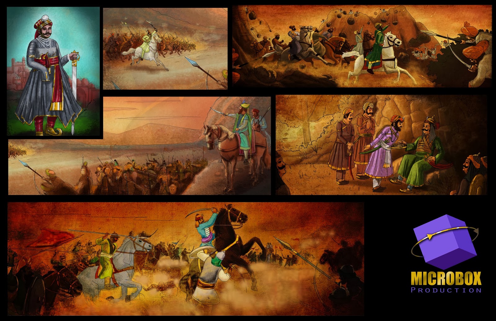 MICROBOX PRODUCTION: historical illustrations