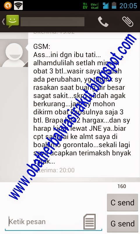 Testimoni Obat Wasir Alami