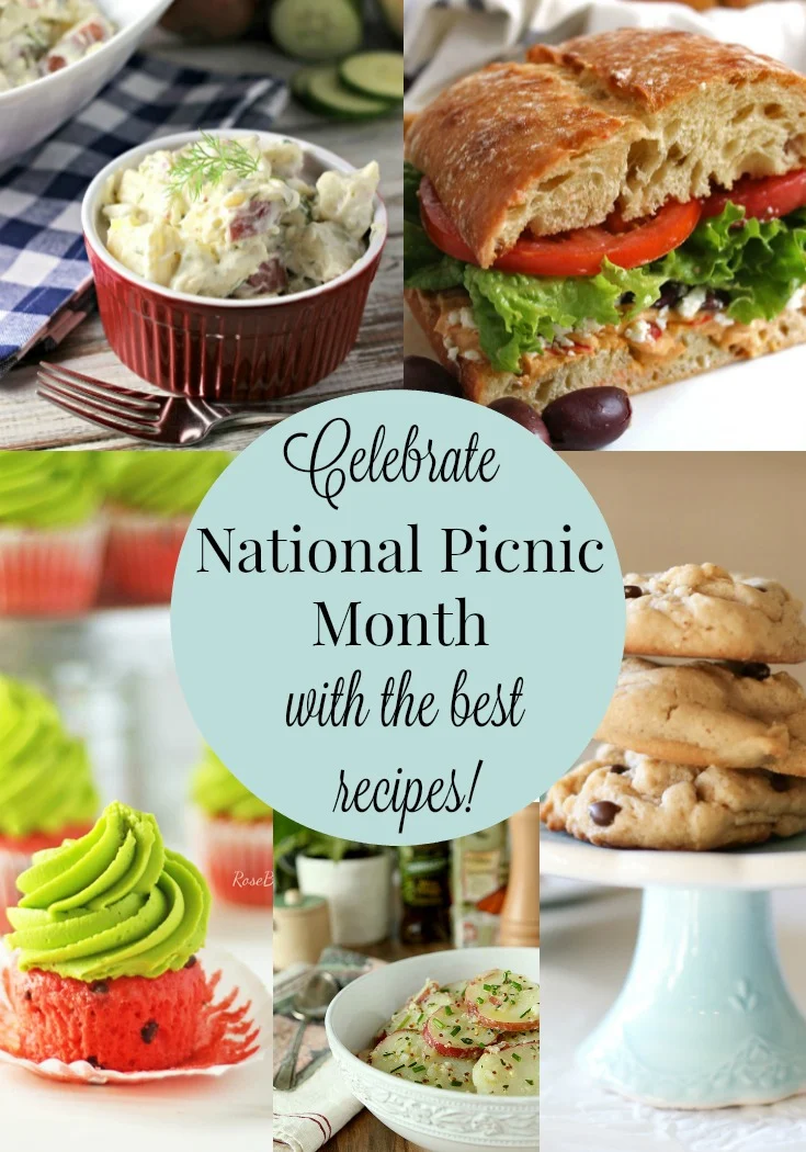 Best Picnic Recipes | by Renee's Kitchen Adventures - 10 best picnic recipes including sandwiches, salads, and desserts