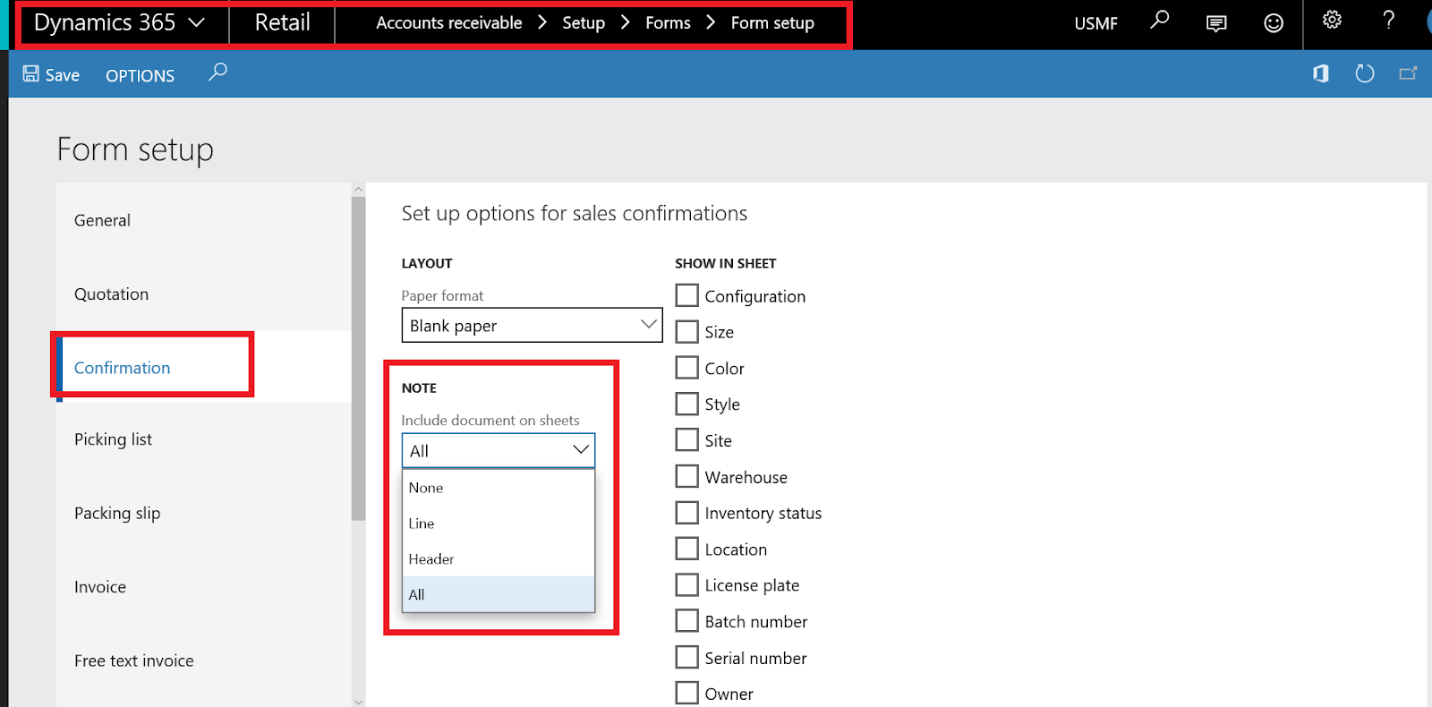 How To Setup And Print Notes In Sales Order Confirmation