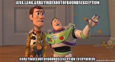 Common reasons of java.lang.ArrayIndexOutOfBoundsException in Java