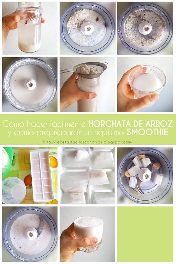 fototutorial horchata de arroz