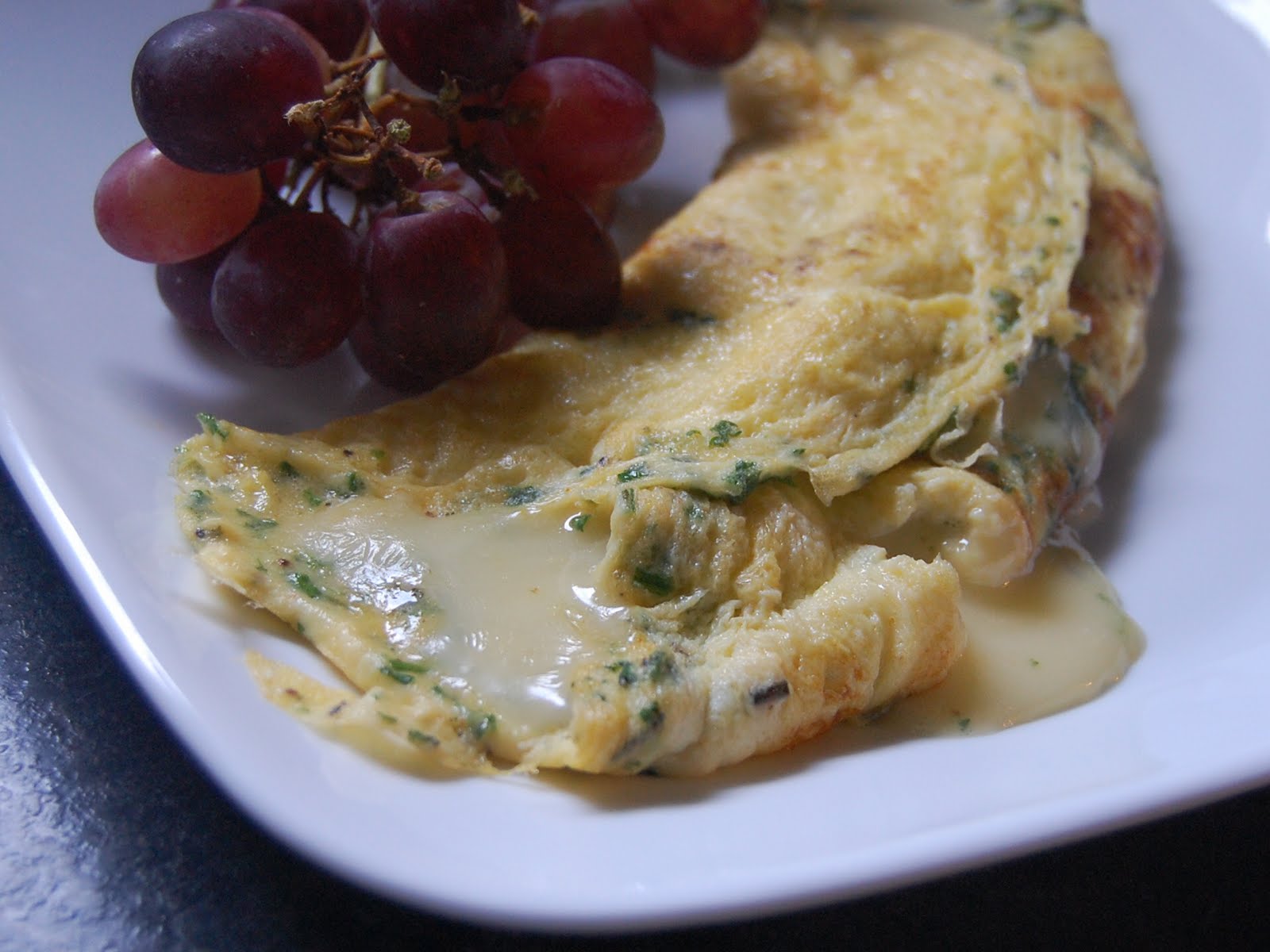 Cassie Craves Herb and Brie Omelet