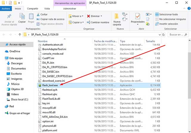 abrir programa sp flash tools