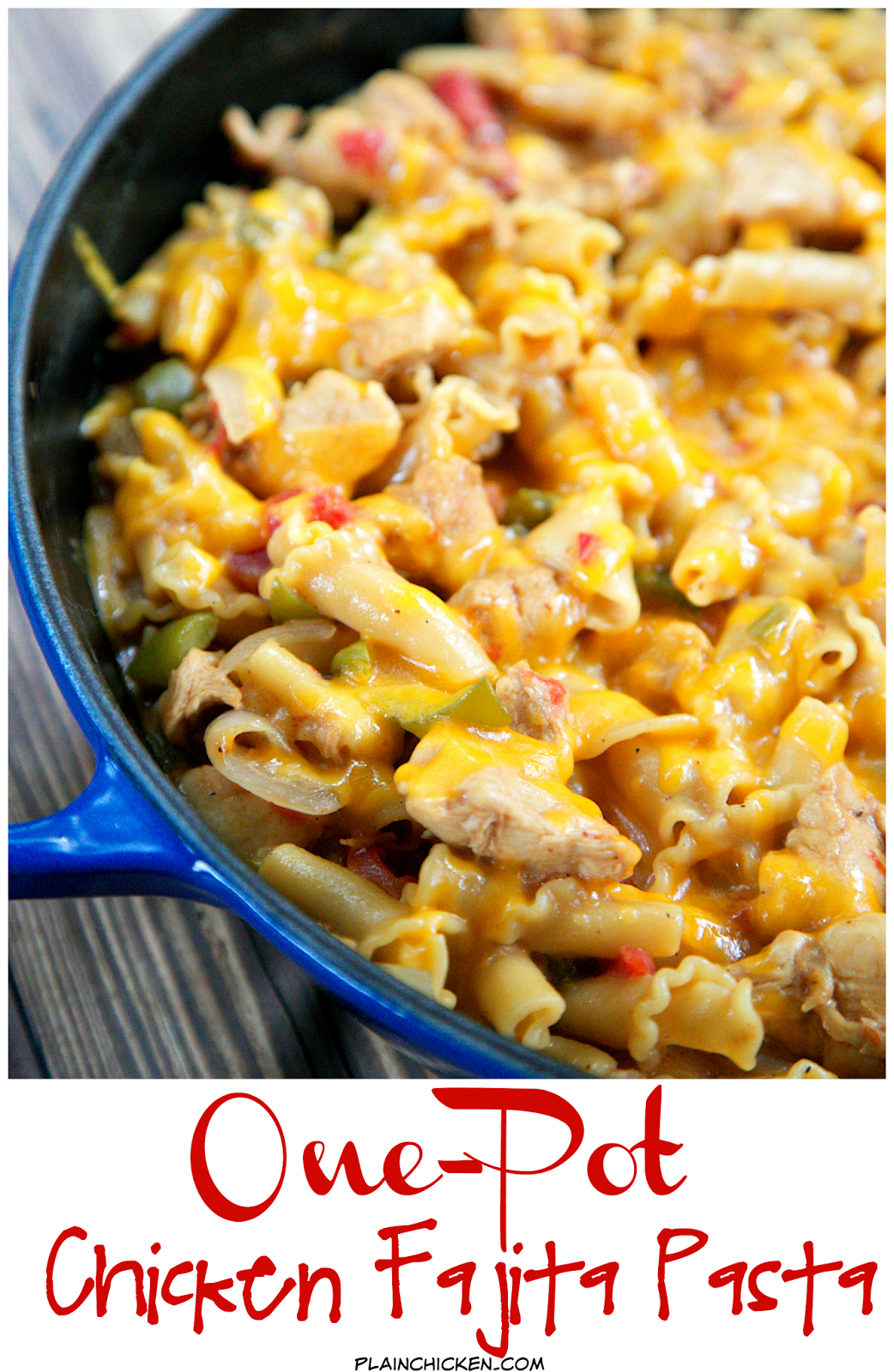 OnePot Chicken Fajita Pasta Plain Chicken®