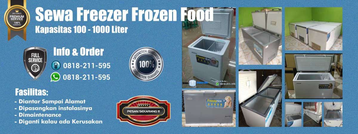 Sewa freezer frozen food di  Gedangan Malang