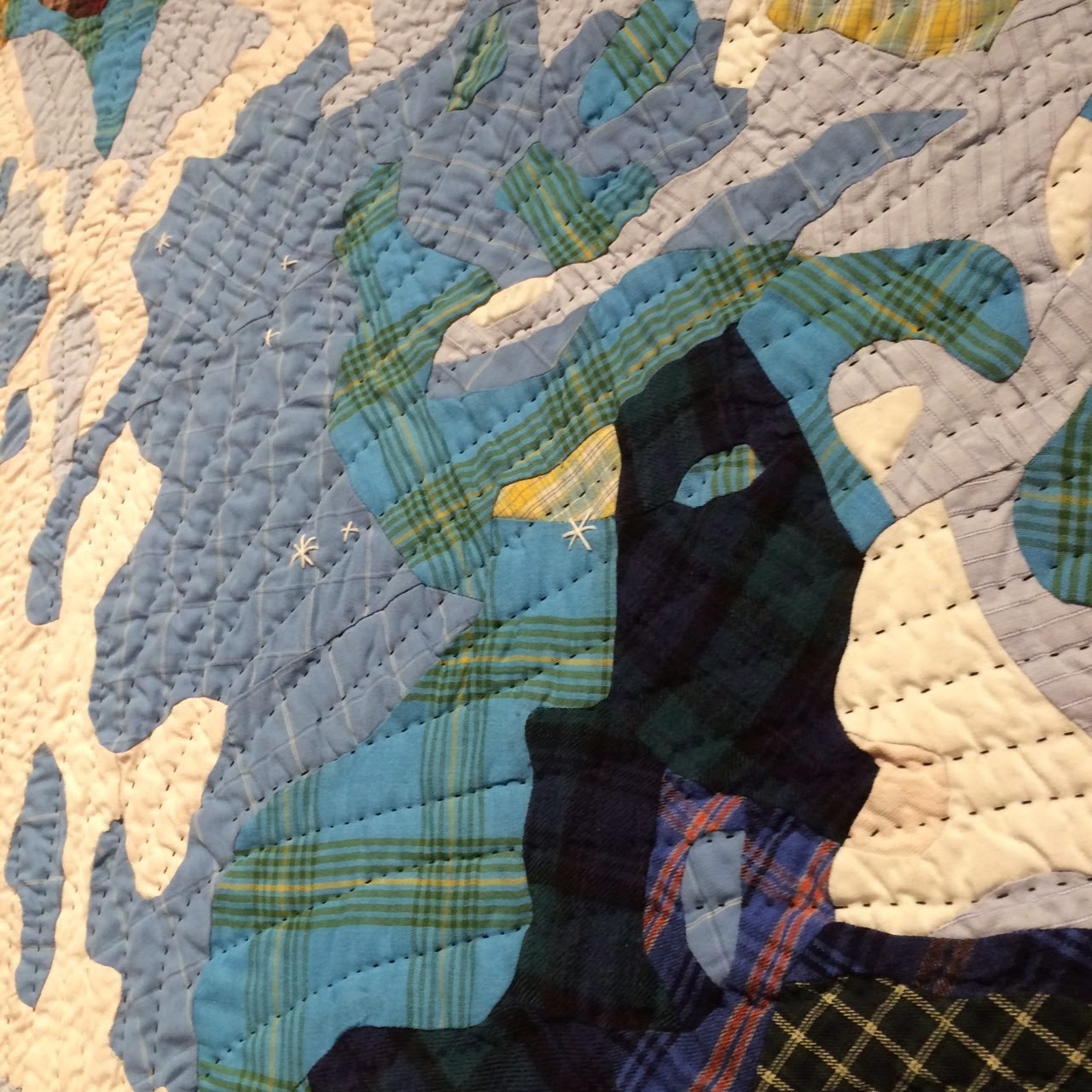 Libby Dibby Stuff Men Quilters exhibit