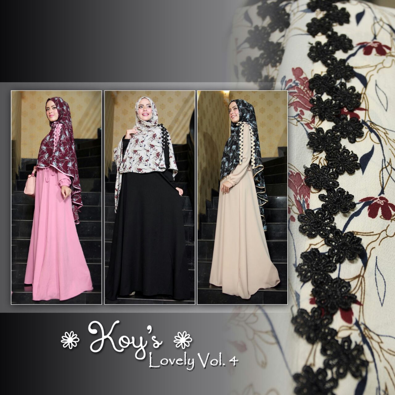 Jual Baju Muslim Gamis Terbaru Lovely Syari Vol 4 By Koys
