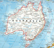 Map of Australia Region australia map