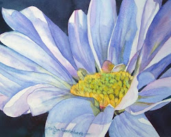 daisy watercolor painting watercolors flowers painted watercolour flower marilyn wet using glazing layers ended than